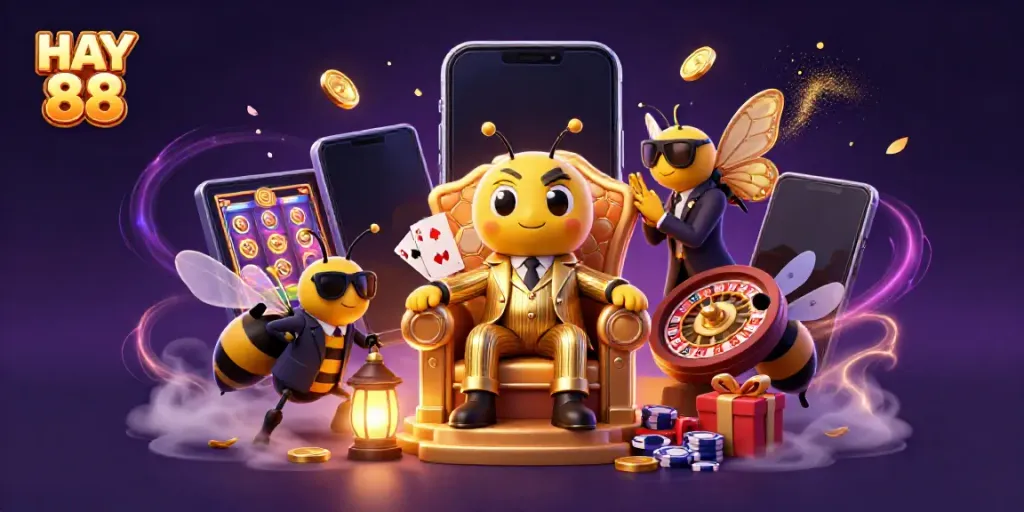 Win exciting jackpots at HAY 88 with the vibrant slot game scene and buzzing atmosphere.