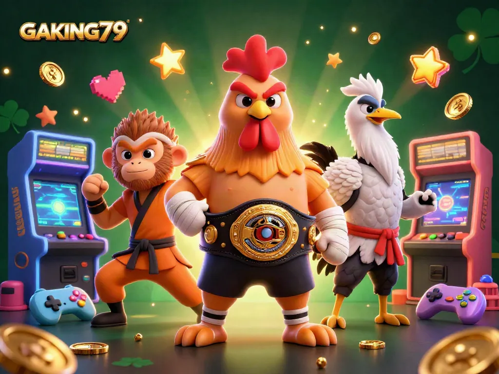 Engage with live gameplay at GAKING79 featuring dynamic characters and casino elements.