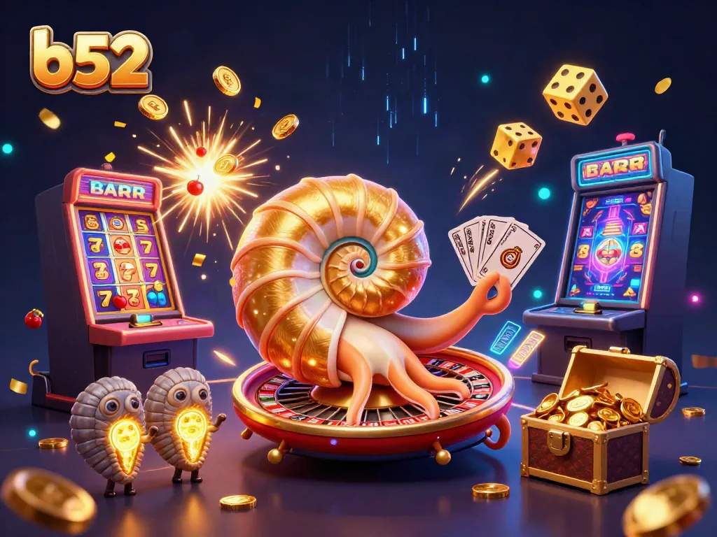 Engage with the vibrant world of b52, showcasing a unique casino experience with dynamic games, gold, and excitement.