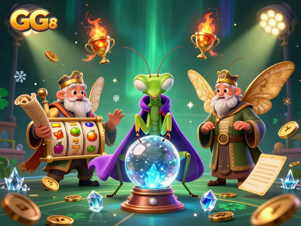 Engage with GG 88's dynamic gaming world featuring vibrant slots, lucky symbols, and captivating characters.