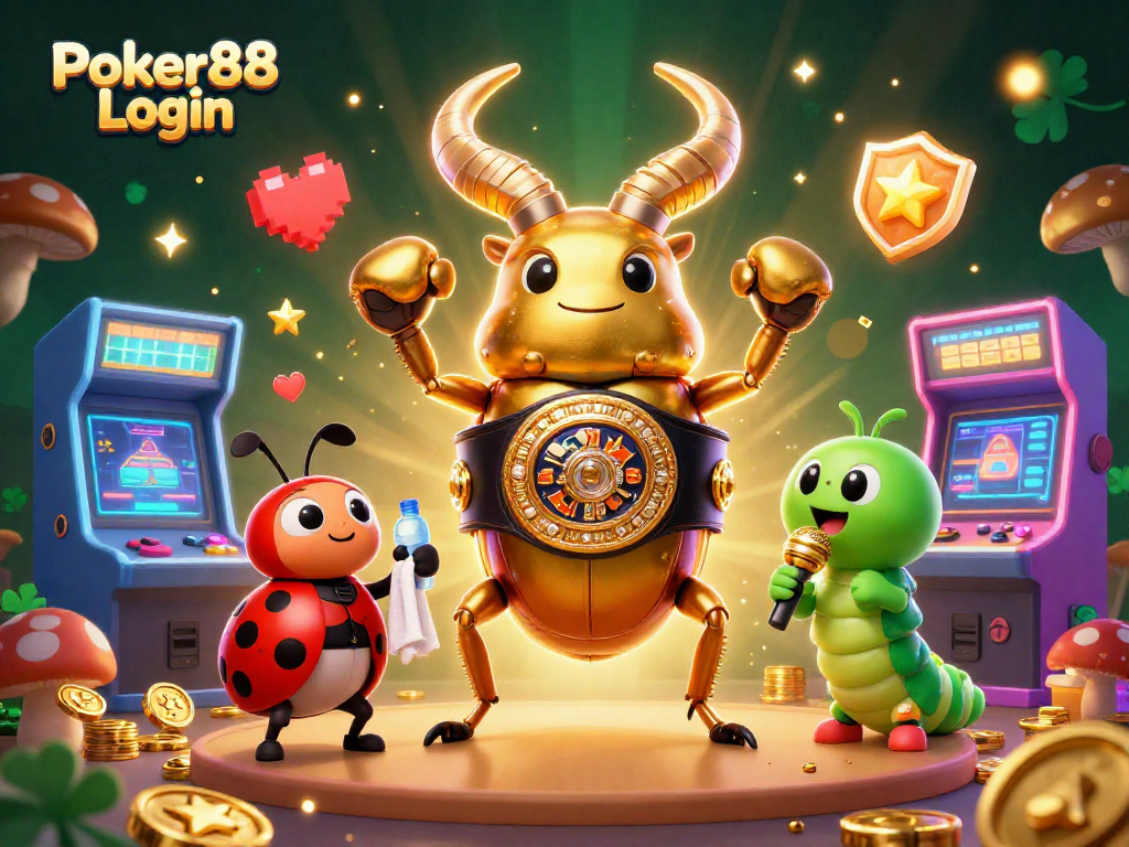 Engage in exciting gameplay with Poker88 Login amidst vibrant casino elements.