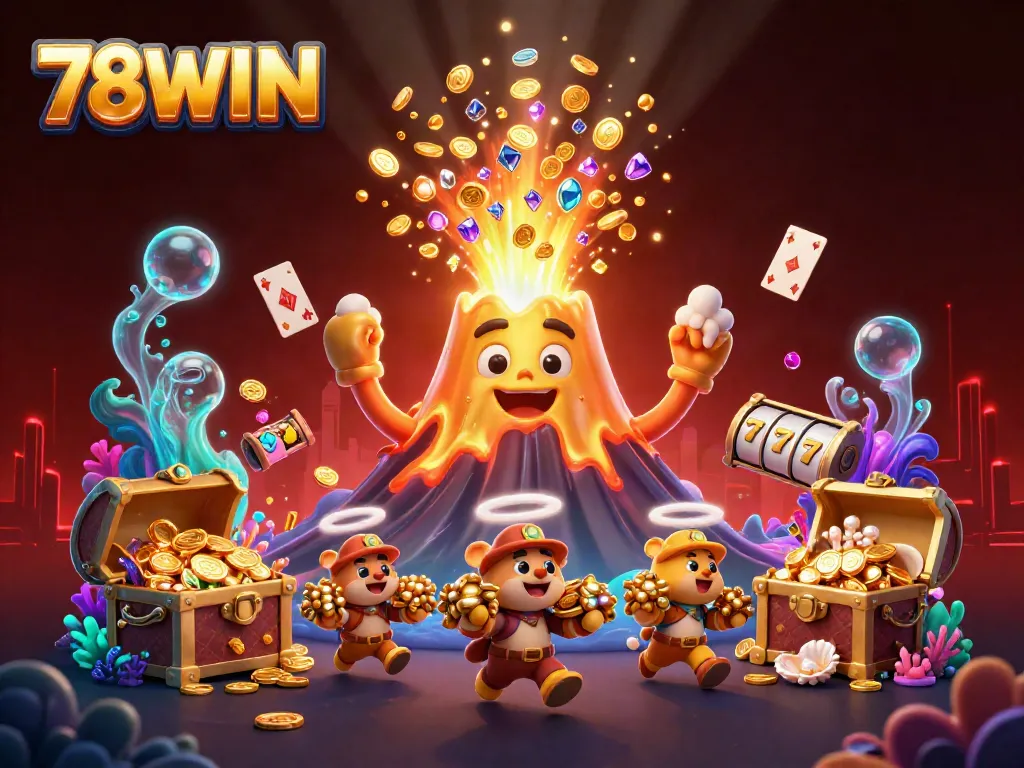 Experience the thrill of winning at 78WIN with spectacular treasures, vibrant visuals, and dynamic game elements.