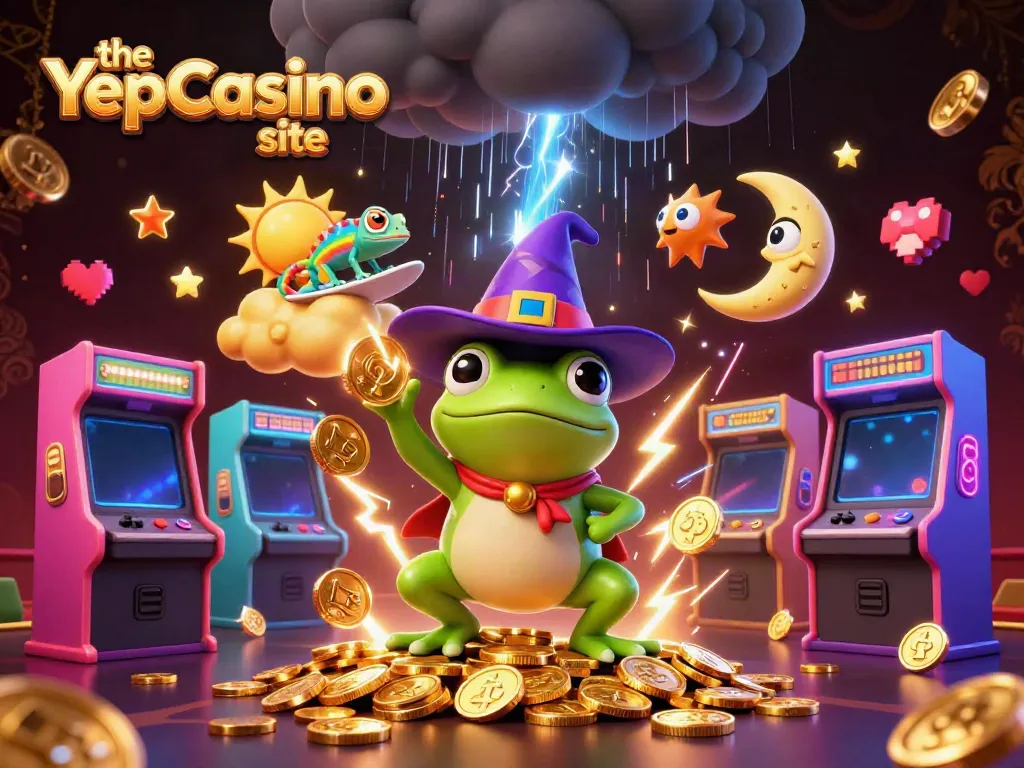 Experience thrilling gameplay at the YepCasino site surrounded by vibrant graphics and gold!