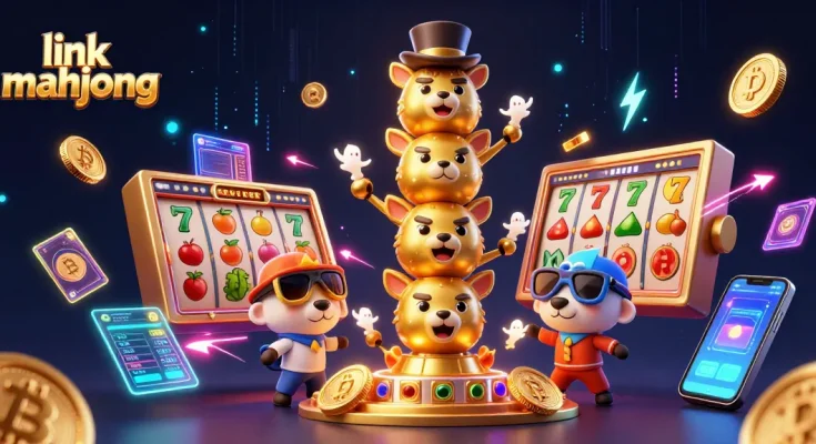 Experience exciting games like link mahjong with vibrant colors and dynamic elements.