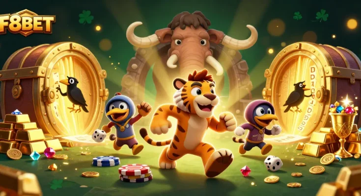 Experience F8BET thrills at a prehistoric casino with wealth and excitement in every detail.