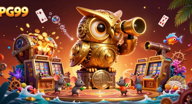 Experience thrilling gameplay at PG99 while enjoying vibrant 3D slot machines and dynamic casino elements.